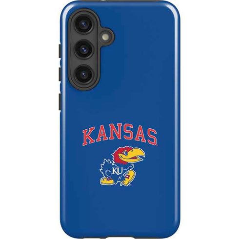 University of Kansas Collegiate Text Galaxy S25 Impact Case
